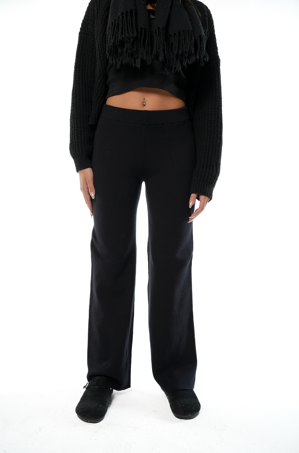 The Everyday Knit Pant Noir